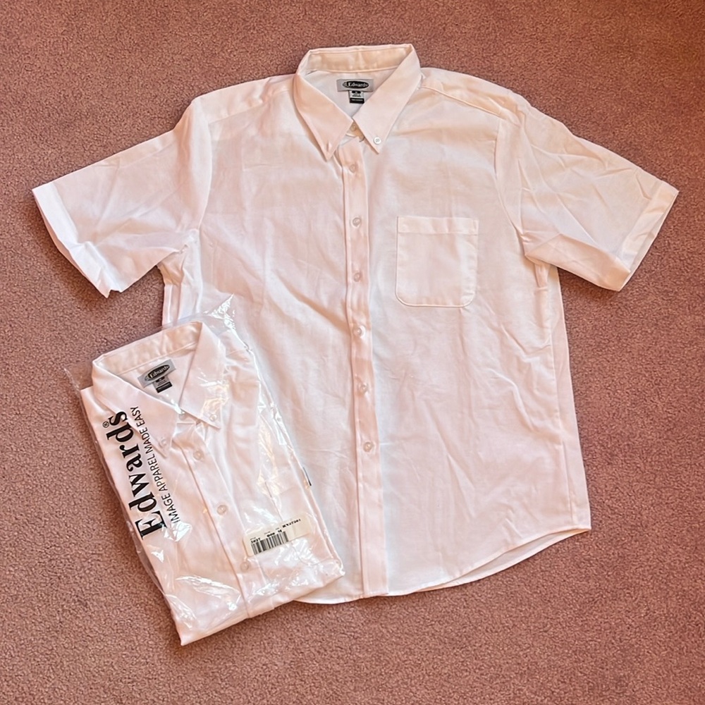 NWT Edwards Easy Care Oxford Women’s Size Medium